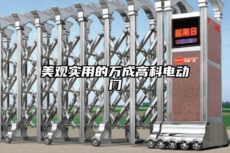 美观实用的万成高科电动门