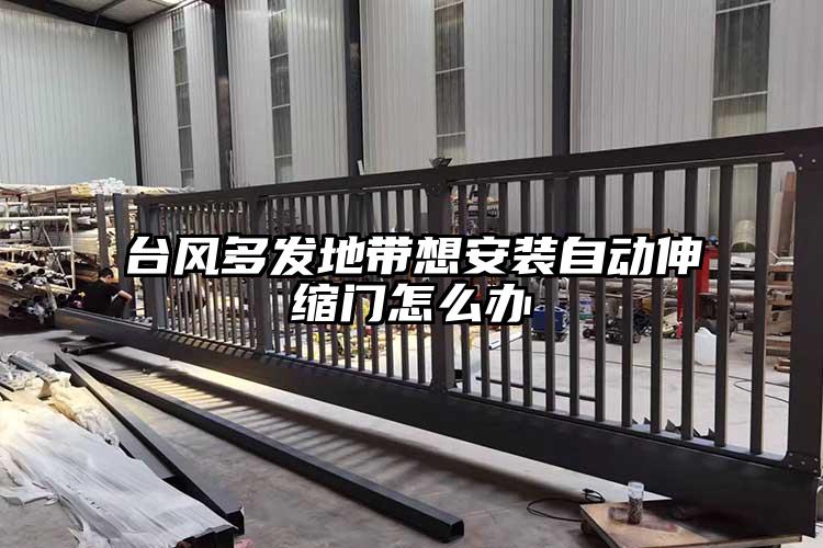 台风多发地带想安装自动伸缩门怎么办